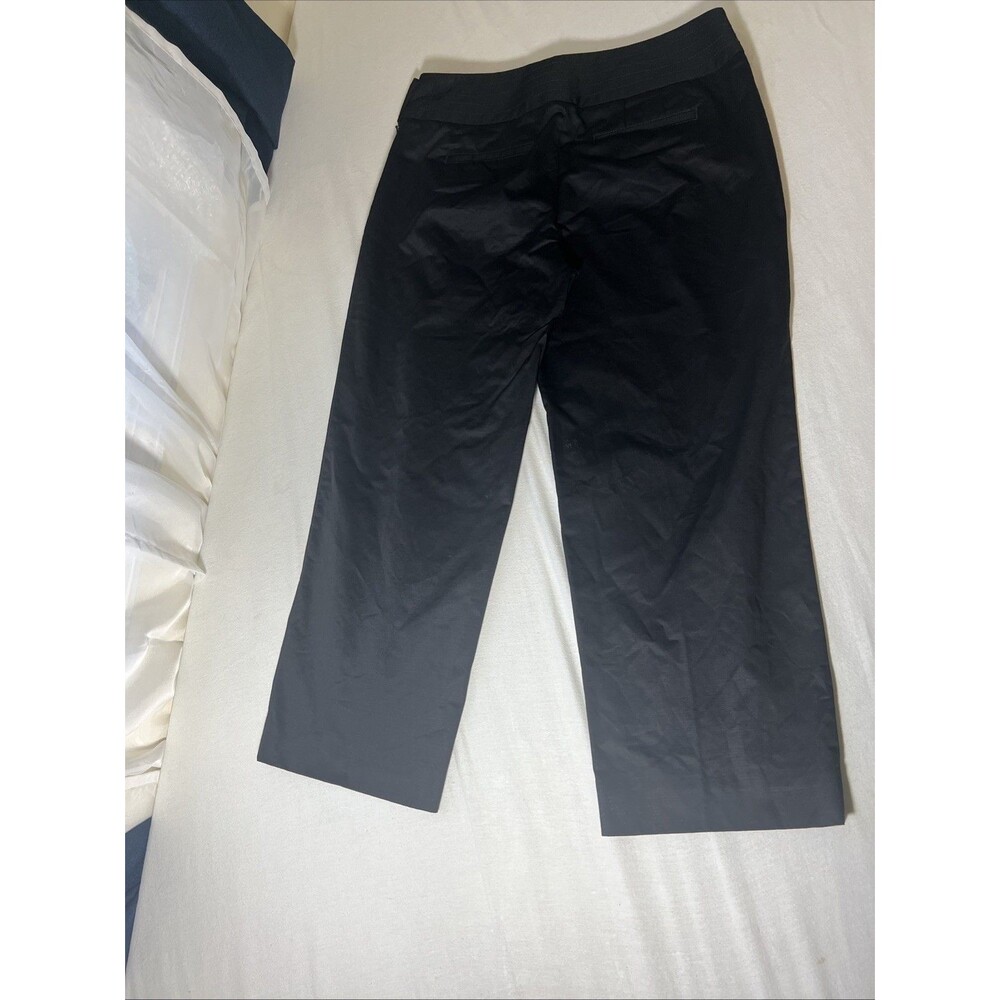 White House Black Market Cropped Classic Legacy Pants size 6 Side Zipper - Picture 7 of 8